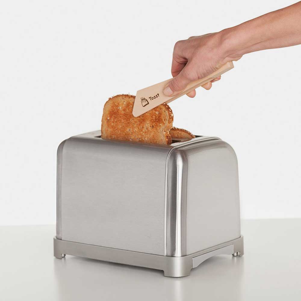 #Redecker #Handmade wooden toast tongs - grip &amp; remove toast, bagels, crumpets &amp; waffles from toaster. #ToYearnFor bit.ly/2lyI1Av
