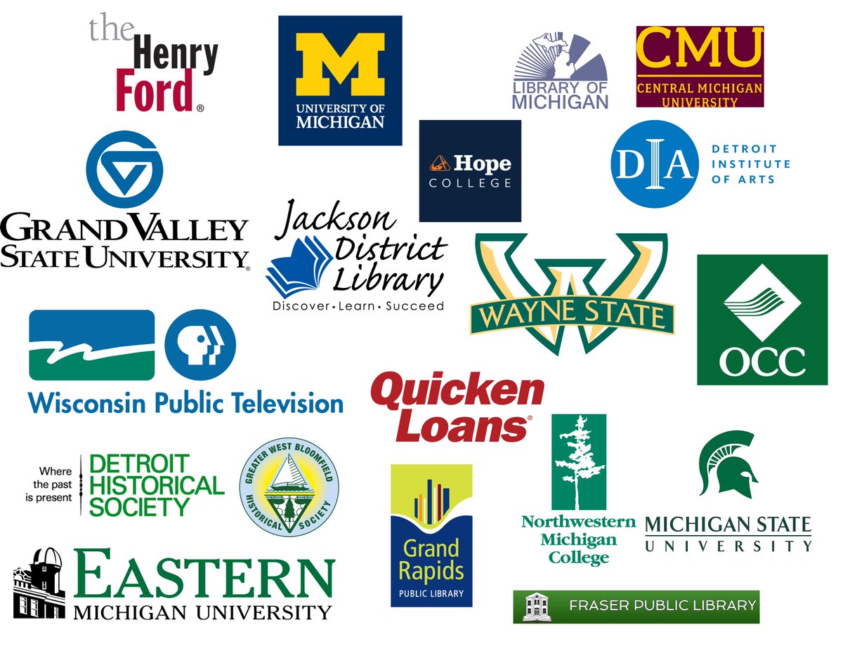 midmichdp's tweet image. Let&apos;s try that again- here&apos;s the complete list of institutions attending MMDP in March. @waynestatelib #DigitalPreservation #MidMIchDP