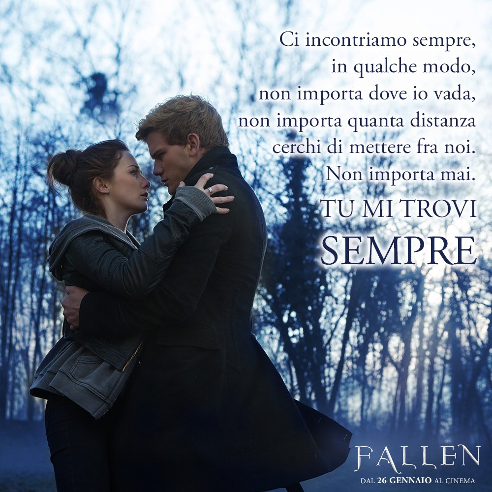 Fallen_IT's tweet image. Dall'amore non si può scappare! 💙
#Fallen #FallenIT