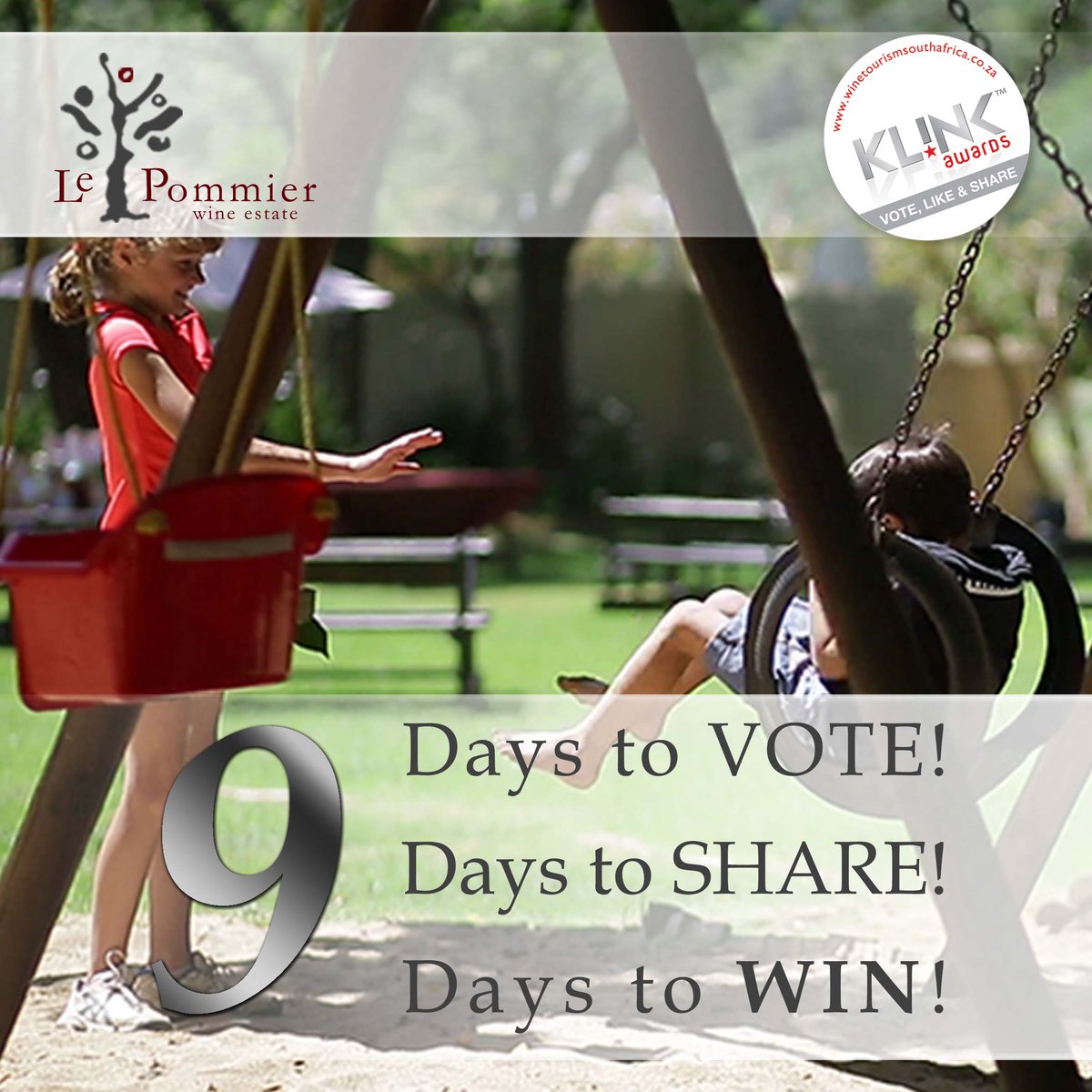 LePommierWines's tweet photo. We are finalists in the @KlinkAwards #SliceofSA competition. Please vote for us and stand a chance to WIN! https://t.co/f4dFhv1xGb https://t.co/SaNvXhjZic