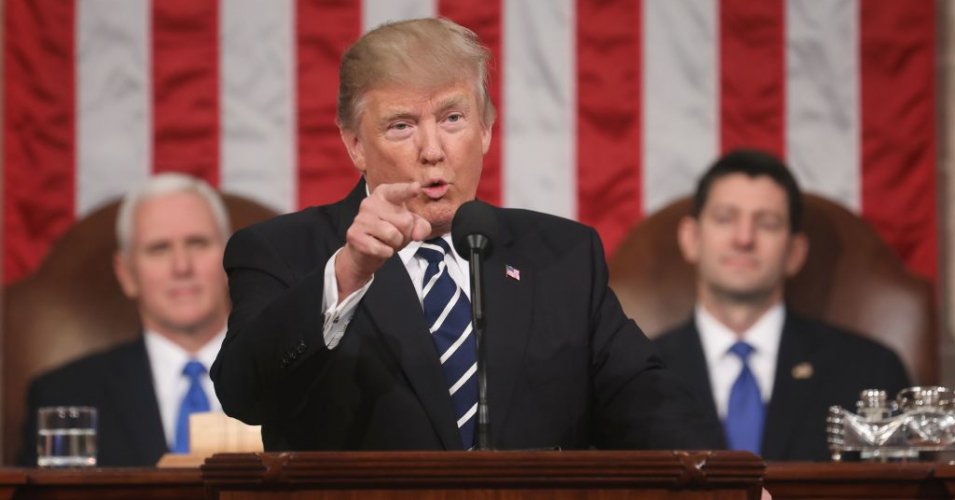 commondreams's tweet photo. Noxious, Cruel, Dangerous: An Annotated Transcript of #TrumpAddress https://t.co/VylFRgXUwJ #ResistanceAddress https://t.co/Pz8glTf6oj