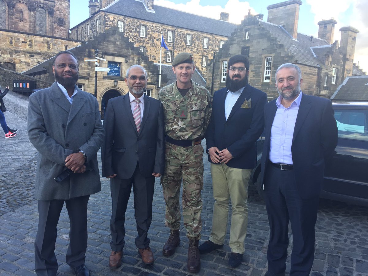 An excellent engagement with leaders of The Muslim Council of Scotland,  integration, inclusivity is the norm for #ourpeople @ArmyScotland