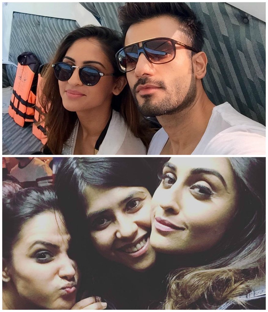  Happy Birthday Krystle D Souza Karan Tacker, Anita Hassanandani and Ekta Kapoo 