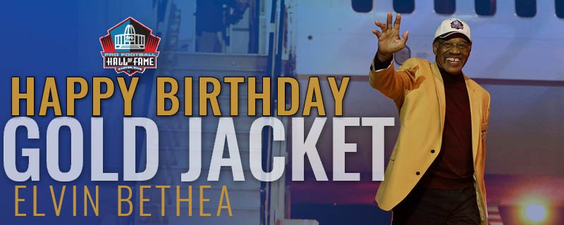 Happy Birthday to HOF DE Elvin Bethea! Spent entire 16-season career w/ Houston Oilers. Selected to 8 Pro Bowls. 