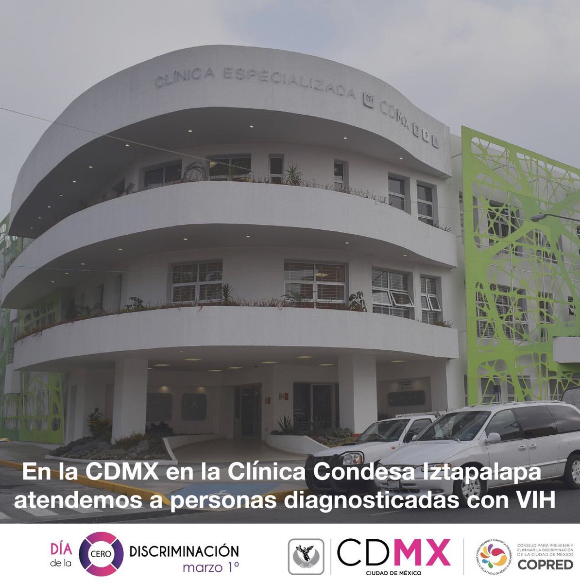 GobCDMX's tweet photo. La #CDMX es una ciudad que respeta la diversidad en todas sus formas; es parte de nuestro orgullo capitalino. Día de la #CeroDiscriminación https://t.co/2XDLQ0wYmA