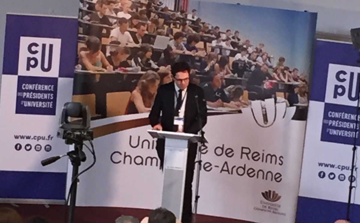 PPoplimont's tweet photo. #CPUREIMS l'enseignement supérieur et la recherche investissement pour la nation https://t.co/z5x46WEuHM