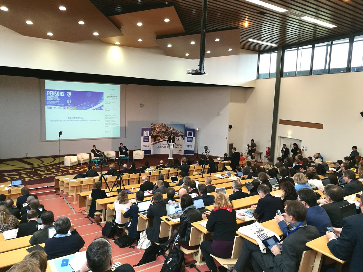 FranceUniv's tweet photo. #CPUREIMS Nous demandons un État qui soit à la fois stratège et moins prescriptif. #Université @GillesRoussel @gouvernementFR https://t.co/CP3X5R7vVh