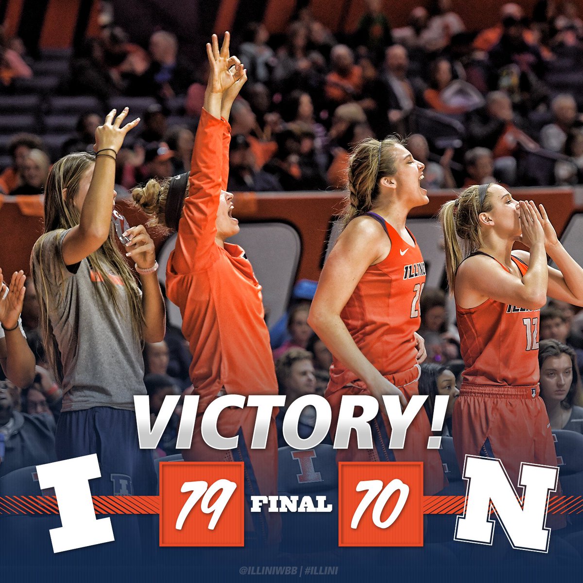 IlliniWBB's tweet photo. Final from Indy! https://t.co/mKXEXzrslb