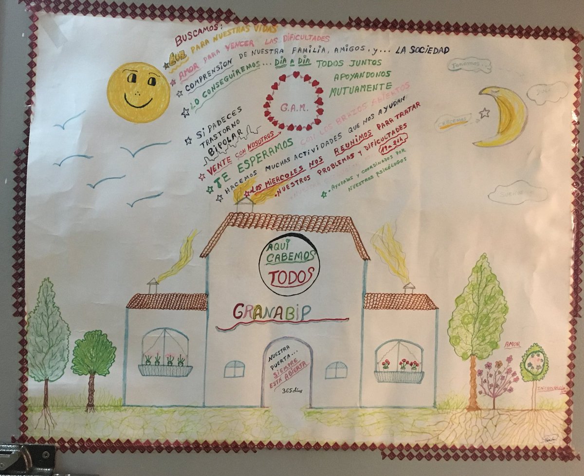 Visita a <a href="/granabip_/">granabip</a> (As. de personas y familiares afectados x trastorno bipolar) con su presidente y el equipo de voluntarias y psicólogas