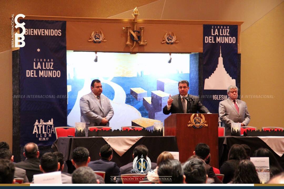 BereaInter's tweet photo. Hermosea el Apóstol de Jesucristo Naasón Joaquín a su iglesia: habla a profesionistas, y preparan ciudad: ¡La Luz del Mundo en USA!

#LLDM https://t.co/ob87O6bVDK