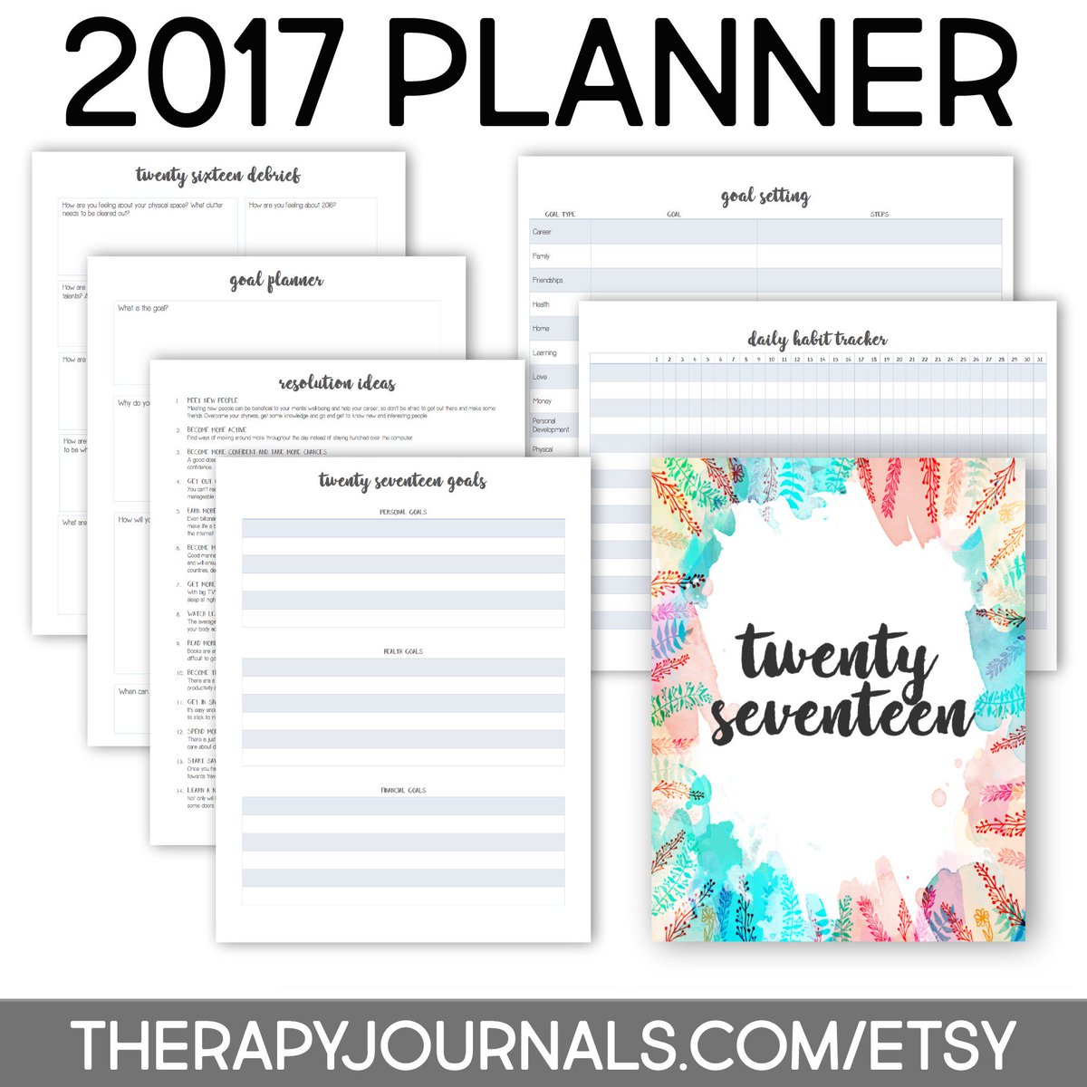 therapyjournals's tweet photo. 2017 Goal Planner https://t.co/mUNSTnT8M1 #2017goals #goalplanner #newyearresolution #etsyseller #settinggoals #2017goalplanner https://t.co/DJug6dRkCY