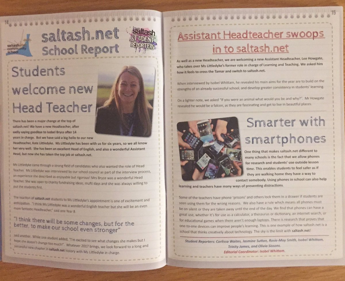 issybryce10's tweet image. Excellent edition of #LoveSaltash this month. Thanks to @BackboneM &amp;amp; @CornerstoneVis for supporting our town and young people @praisesaltash