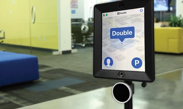KonicaMinoltaUS's tweet photo. Who says you can't be in 2 places at once? #ReshapeWork with our #telepresence offerings from @DoubleRobotics: https://t.co/Ea62MpFS6f https://t.co/ZohFlIufKP