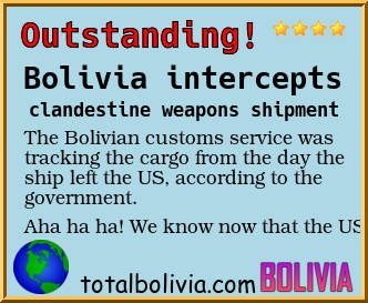 worldexpats's tweet image. Bolivia intercepts clandestine weapons shipment totalbolivia.com/-h1sbo7yev3v1n…