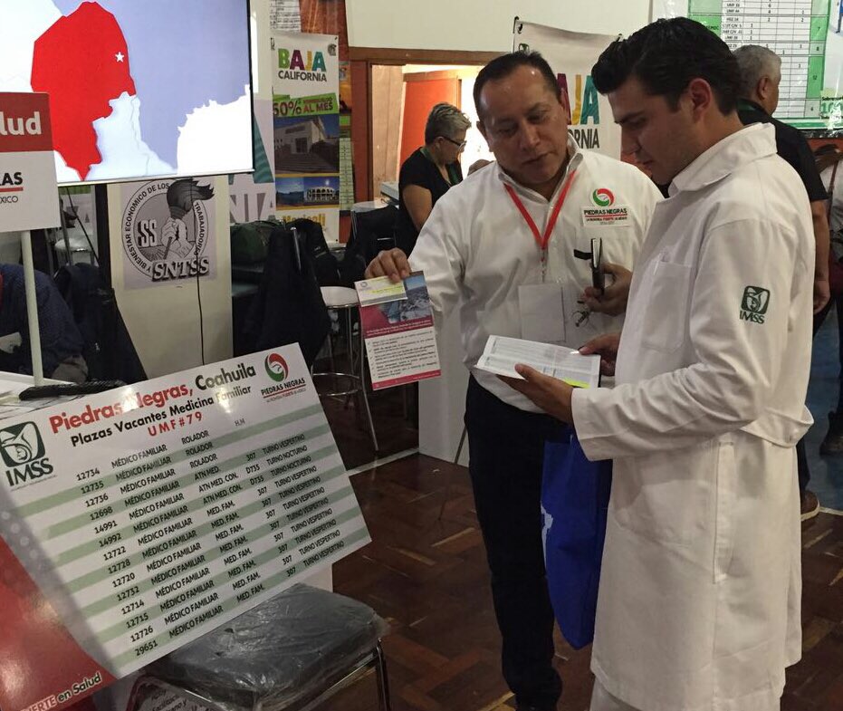 Por tercer día, continúa el equipo #PiedrasNegras gestionando mas médicos especialistas para el Hospital del #IMSS de la ciudad 👍