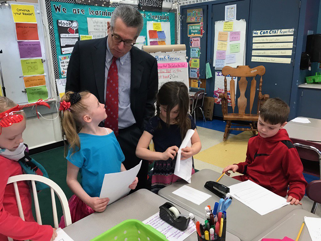 SuptSmithWPS's tweet photo. First graders sharing their learning with Dr. Chester. https://t.co/xOvAUioibS