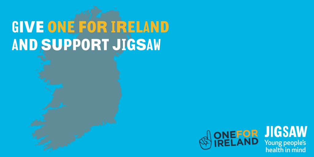 JigsawYMH's tweet photo. We're delighted to announce we are a 2017 @OneforIreland partner! Find out more here: https://t.co/LpG0egyT0U #mentalhealth #Jigsaw https://t.co/QAGV7tqG2p