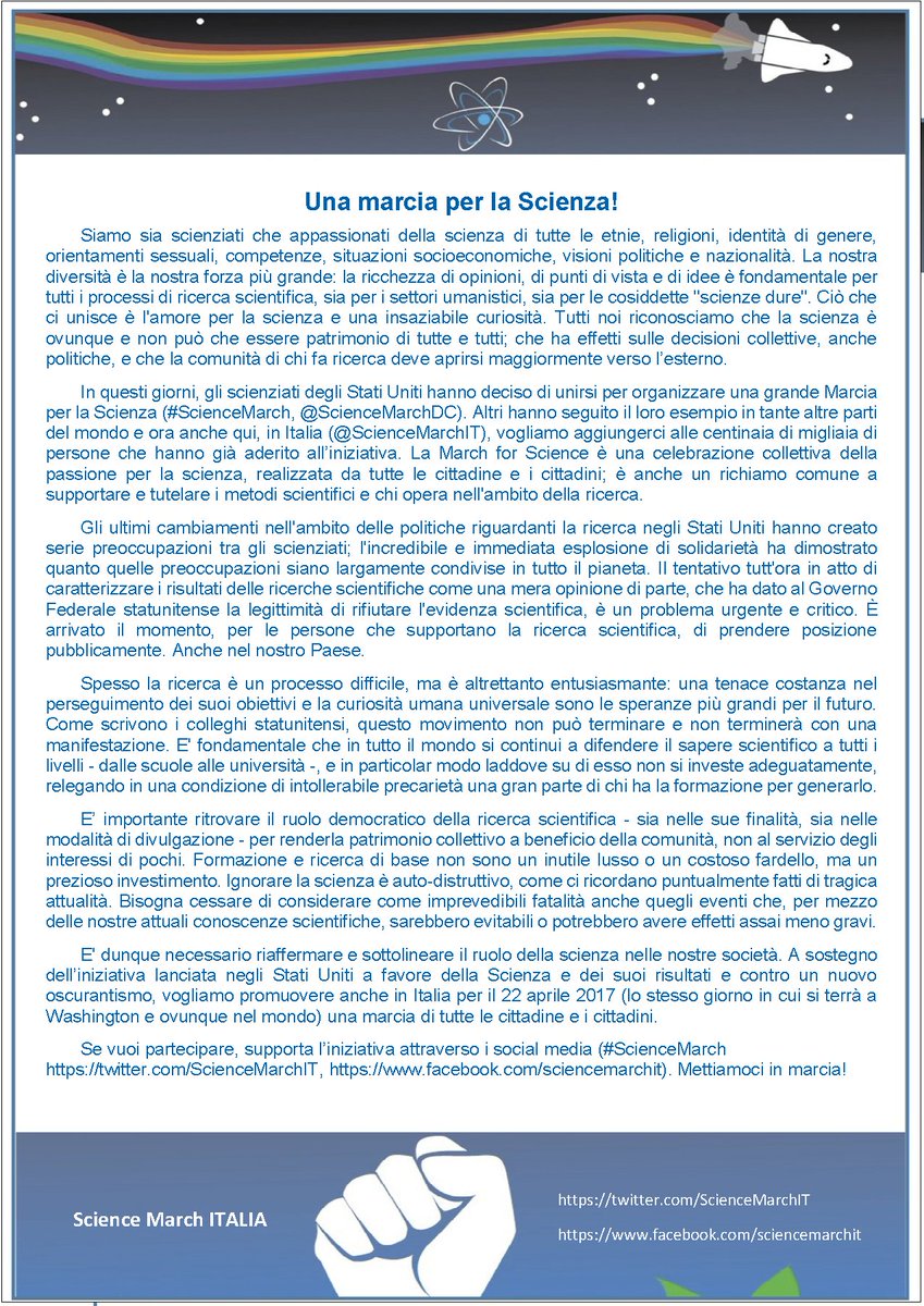 Science March ITALY tweet media