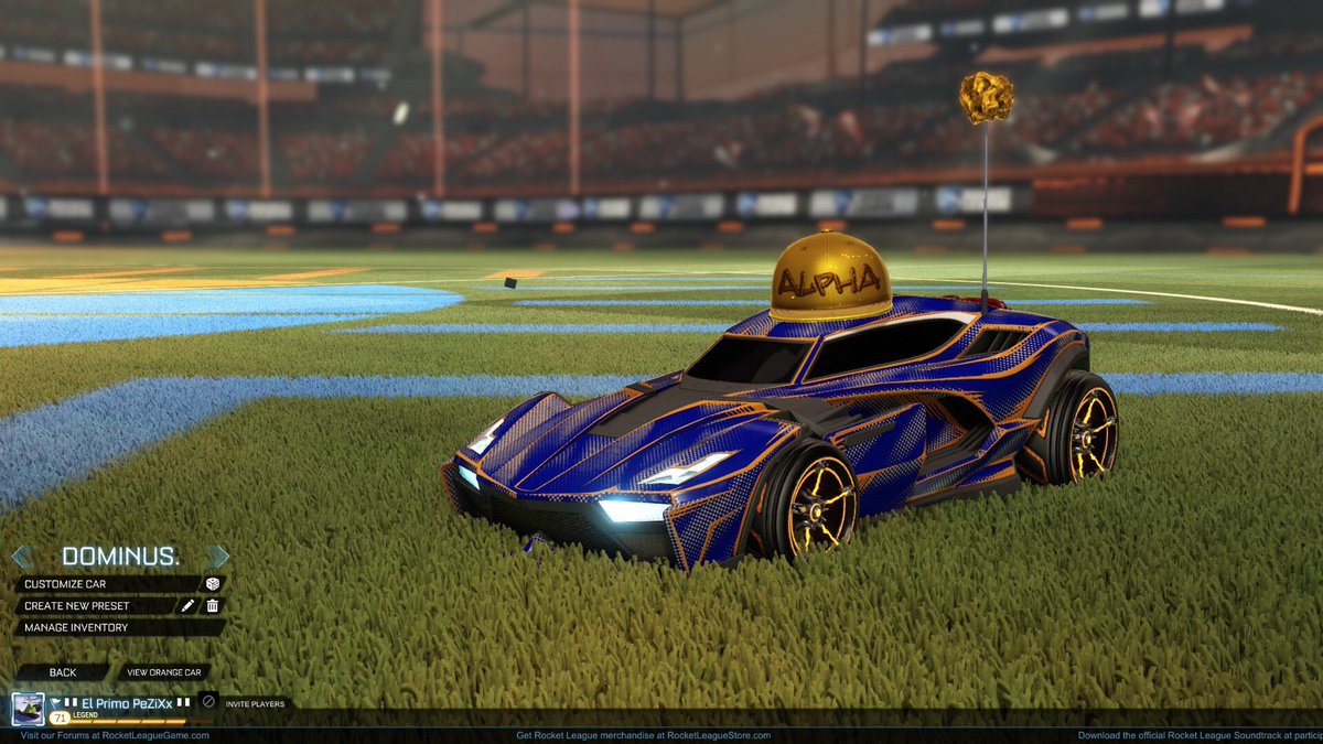 PeZiXx's tweet image. Mi nueva antena #alpha 😍@RocketLeague @rlgarage #alphaitems #alphacap #goldcap #betanugget #goldnugget #golditems #rocketleague #trader
