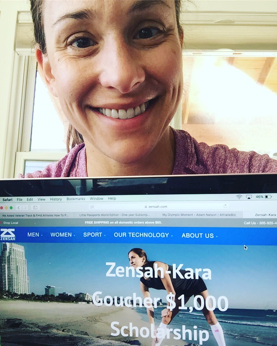 I'm incredibly excited to announce the Zensah-Kara Goucher Scholarship Program for HS student athletes! Info here: bit.ly/KGscholar
