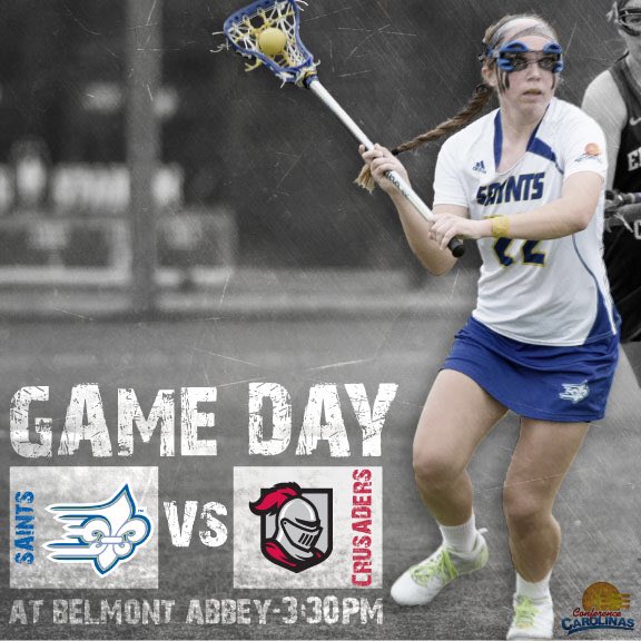 Limestonewlax's tweet photo. The lady Saints hit the road today to take on conference opponent Belmont Abbey @ 3:30pm #PROTECTtheTEAM #Onerepbetter #GAMEDAY https://t.co/zoktFmBDBb