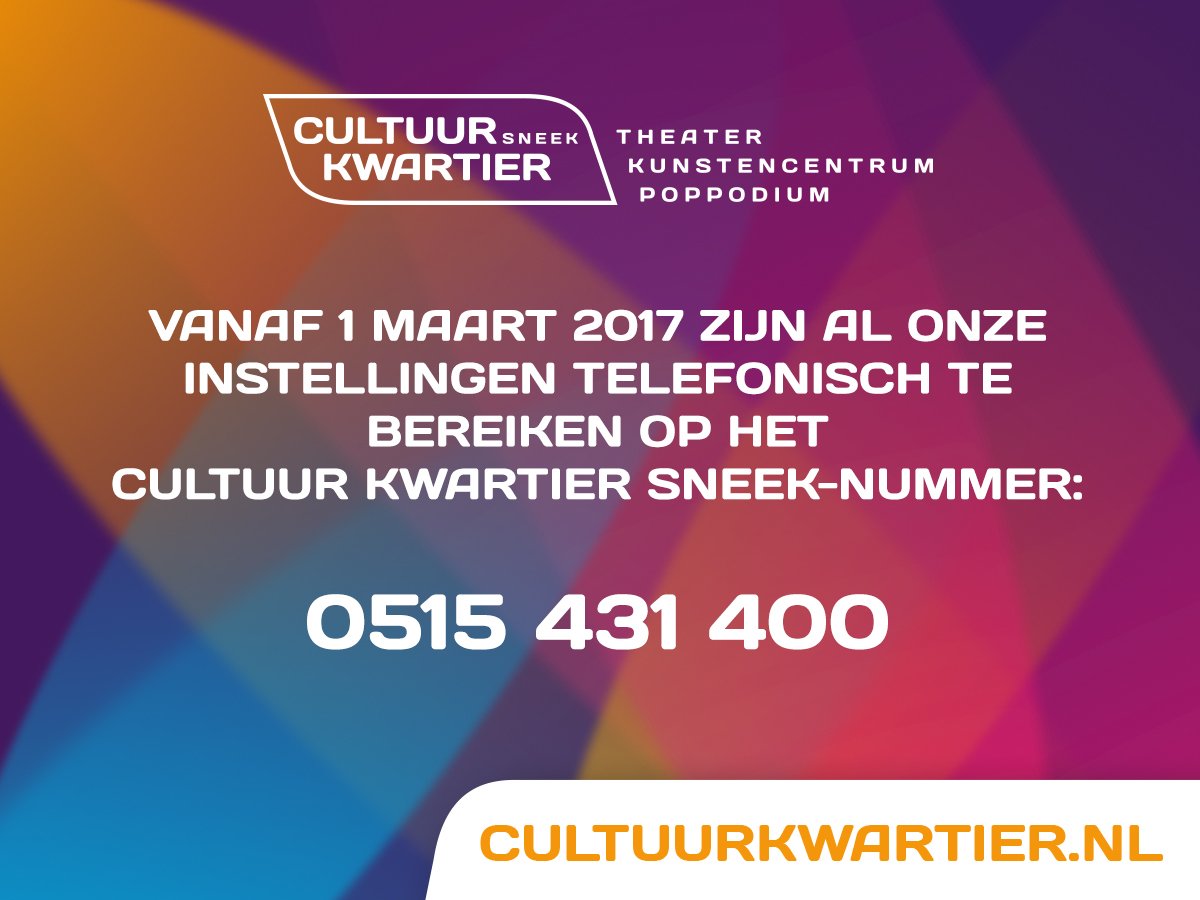 Vanaf vandaag zijn we bereikbaar onder een nieuw nummer. Ook onze kassa!