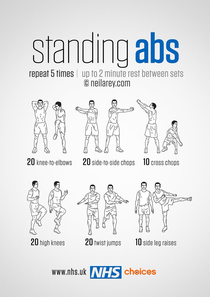 This standing abs routine strengthens your entire core and works your cardiovascular fitness: ow.ly/2GRI309tKZE