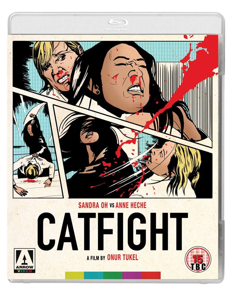 The_Red_Dress's tweet image. Our illustrated cover for @ArrowFilmsVideo CATFIGHT