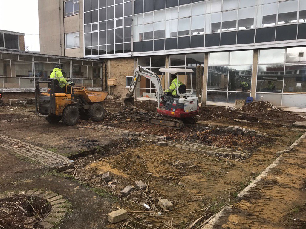 BECCONSTRUCTION's tweet image. Works Commenced for New Sixth Form Centre at Simon Langton School@WoodleyColesLLP @BDBDesignLLP