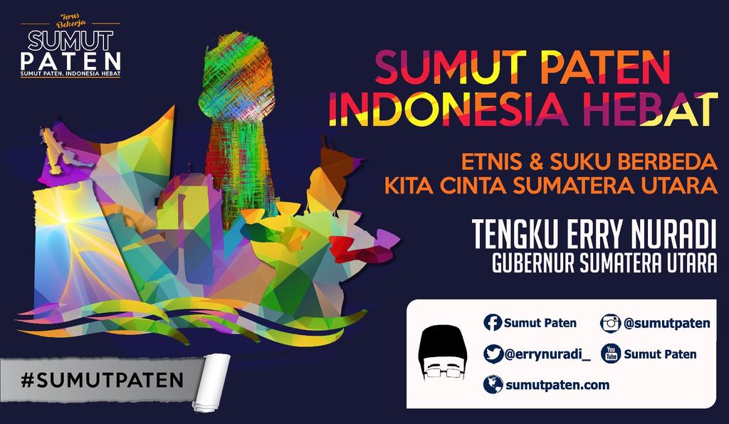 Sumatera Utara penuh kebhinekaan maka dari ini jaga keharmonisan kita bersama
#sumutpaten#kawanpaten#errynuradi_