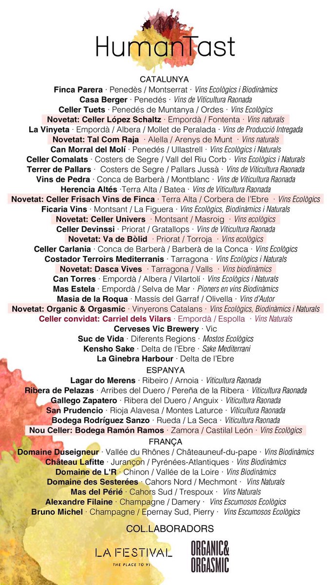 👉🏻Ens veiem el 27 de Març al #HumanTast per gaudir entre companys i amics de grans vins. Salut...😉🍷!!! #sommelier