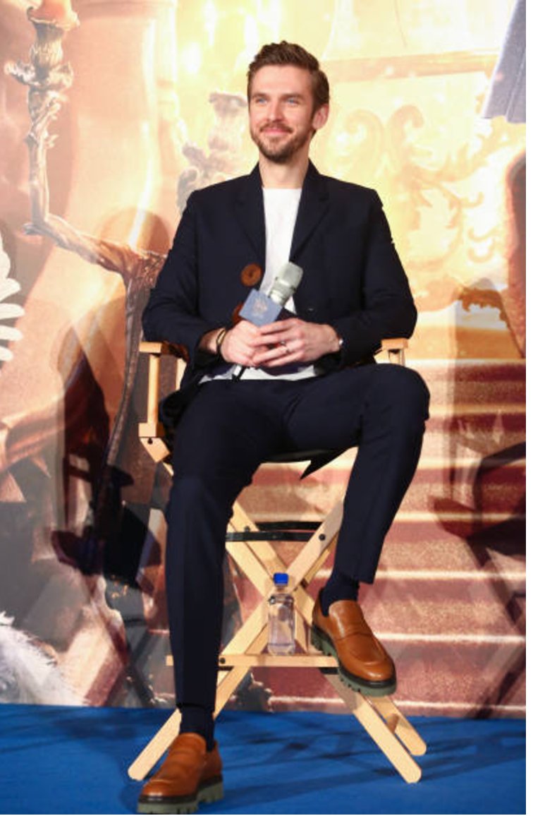 Dan Stevens wore the TORUN lug sole loafer at a press conference for Beauty and the Beast yesterday in China; styled by @MichaelFisherNY