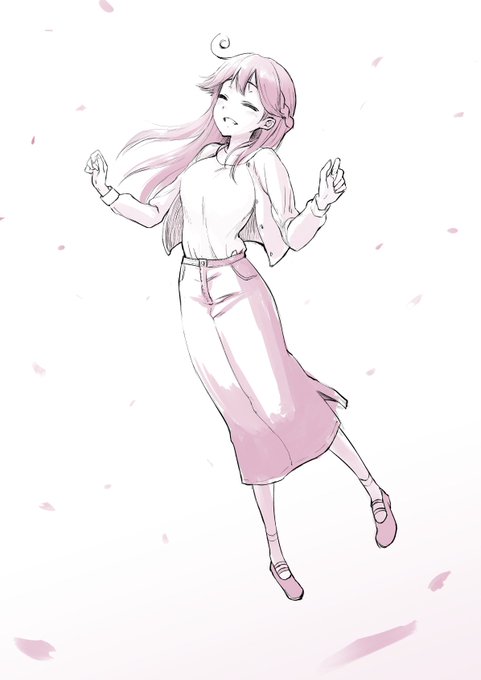 「桃色 スカート」のTwitter画像/イラスト(古い順)