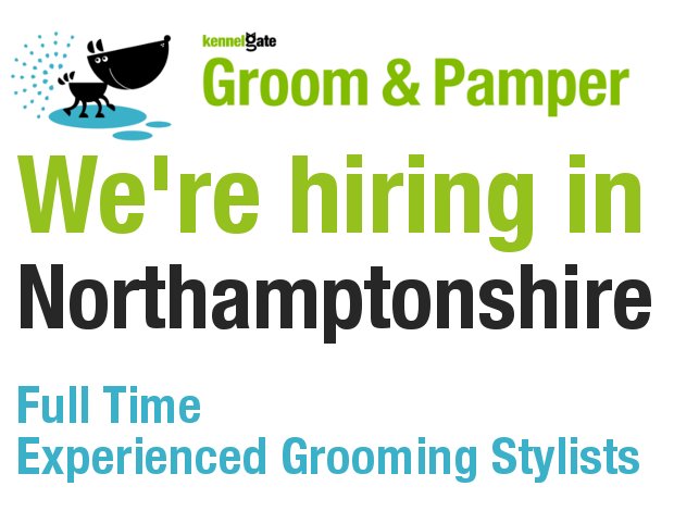 kennelgate's tweet photo. We're Hiring in #Northamptonshire Full Time Experienced #Grooming Stylists #GroomingJobs #Job #Career #Northampton Call us for more info! https://t.co/i2aHVz0tMC