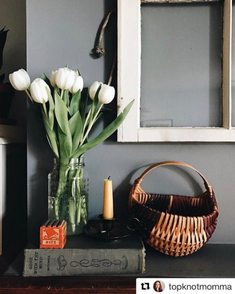 GoodwillMN's tweet image. Instagrammer @topknotmomma knows a thing or two about staging her thrifted decor. (Basket from #GoodwillMN.)