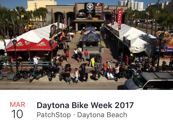 PatchStop's tweet photo. #DaytonaBikeWeek 2017 https://t.co/kGcXVX7Pta
Join #PatchStop with dozens of new #patch designs and get your #biker #leather hooked up!!! https://t.co/KxEjd6SB9Z