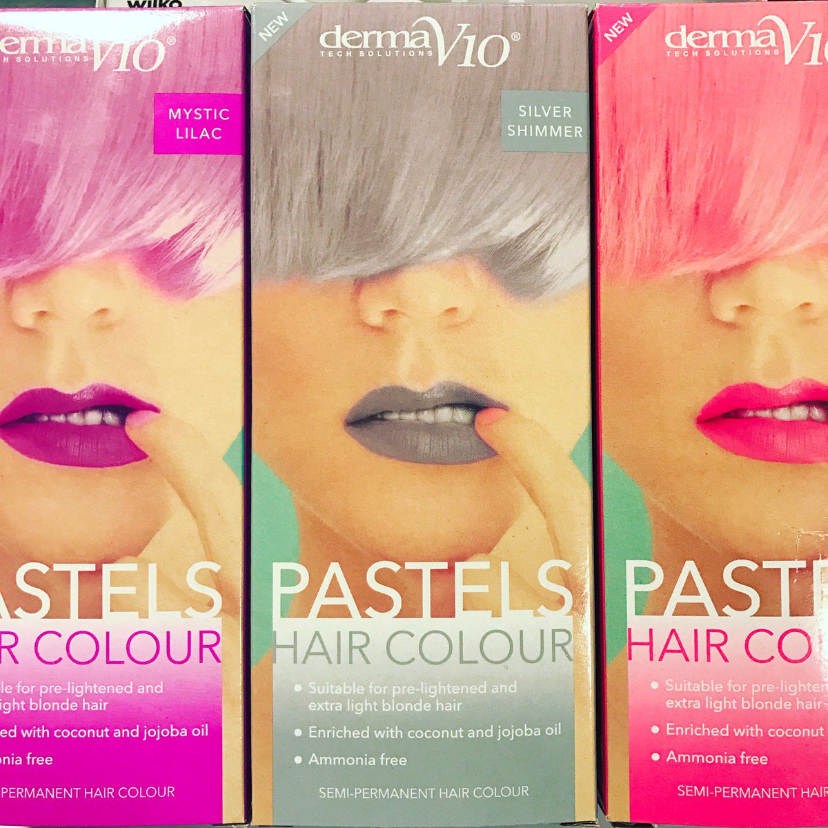 Pastel Hair Colour Chart