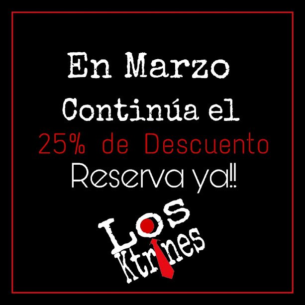 GrupoLosKtrines's tweet photo. En #Marzo continua el 25% de descuento al reservar tu fecha !!
Llama ya !!

#LosKtrines #ArmamosLaParranda #ExpertosEnParrandas #PaGoza https://t.co/nULRN3nuK0