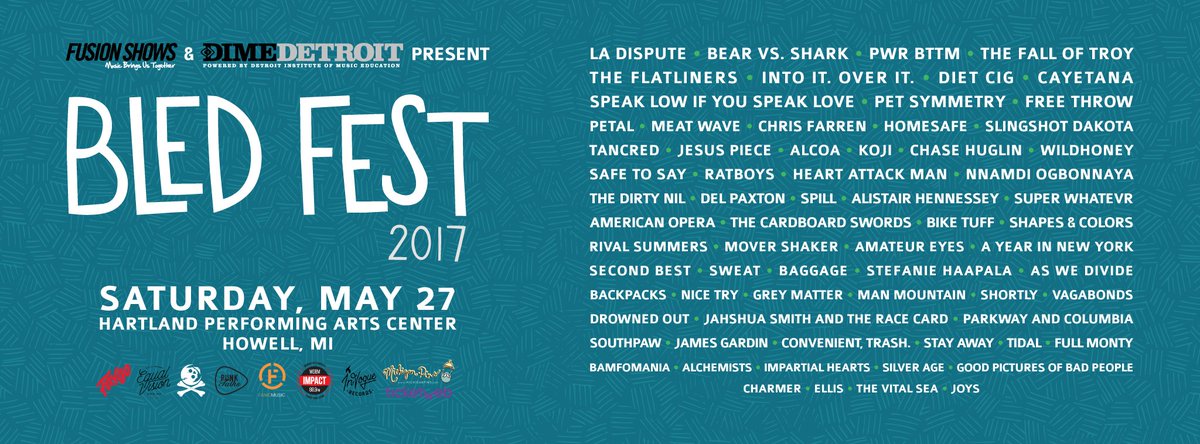 bledfest's tweet image. So, SO happy to share the full lineup for BLED FEST 2017 with y'all.

Tickets on sale now at bledfest.com!