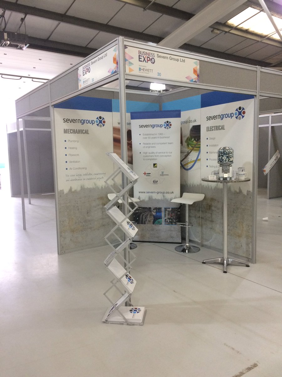 severngroupltd's tweet image. All set up for tomorrow's #HWExpo at Three Counties Showground Malvern.