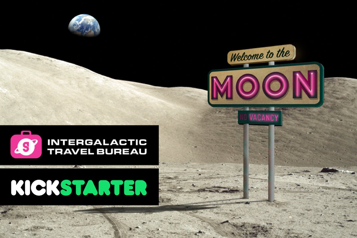 Our 2nd <a href="/kickstarter/">Kickstarter</a> for the #IntergalacticTravelBureau is live! Help us give the gift of #spacetravel to everyone.
kickstarter.com/projects/gueri…