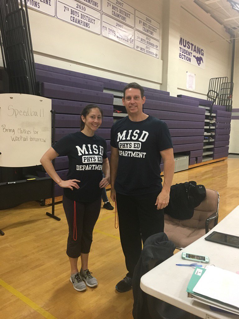 tsimmons_todd's tweet photo. Gym life!! Same shirt day. #mmsPE https://t.co/qjy8bRuJjm