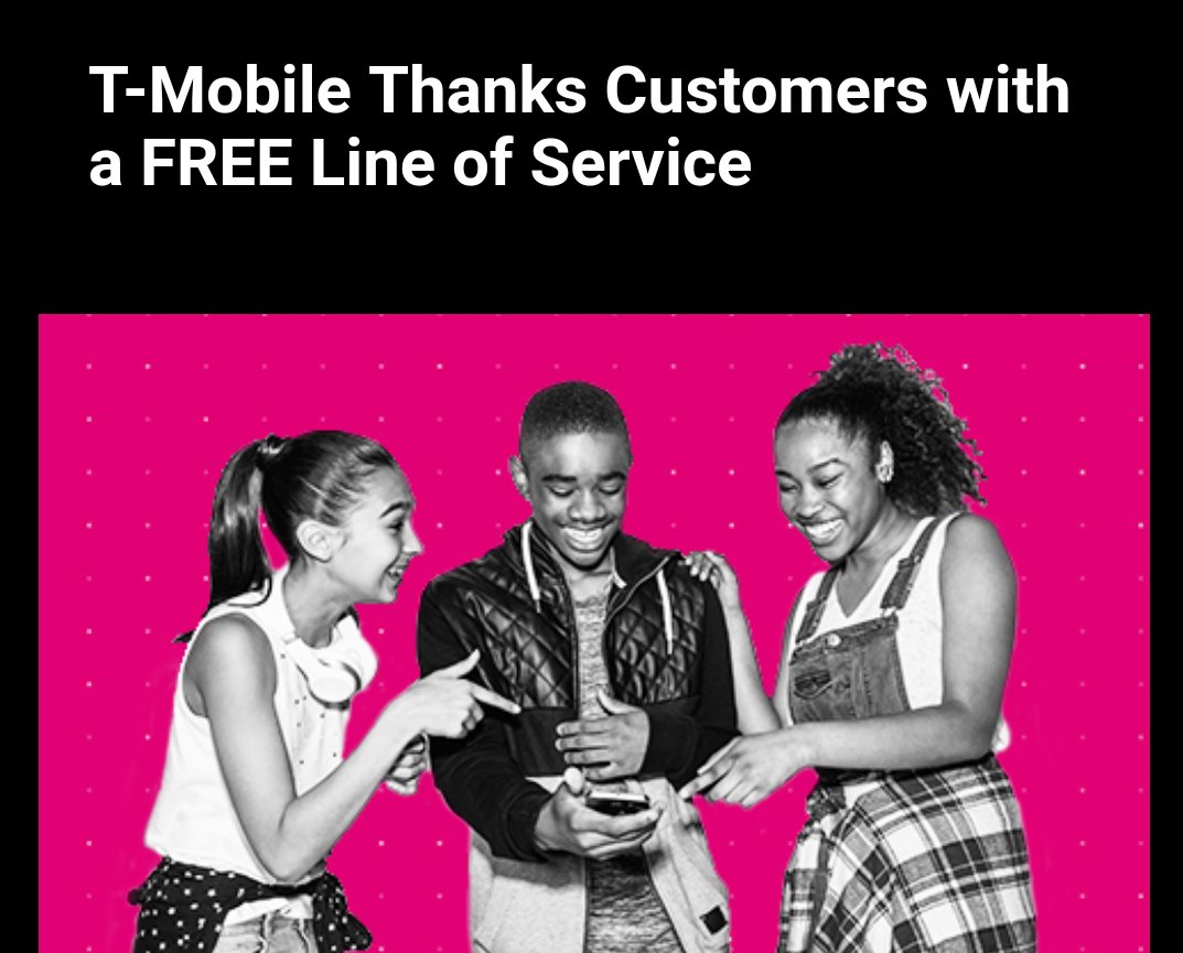 TmobileLINorth's tweet photo. 1. Free line on us @TMobile for a LIMITED TIME ONLY! Stop by The Roosevelt Field Mall Store (upstairs near JC Penny) for info! #WeWontStop https://t.co/wSy2i6jjHJ