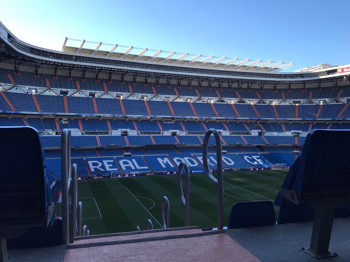 realmadriden's tweet photo. 💺⚽👀

🏟 Santiago Bernabéu 💜

#HalaMadrid https://t.co/2uXRJQcPGP