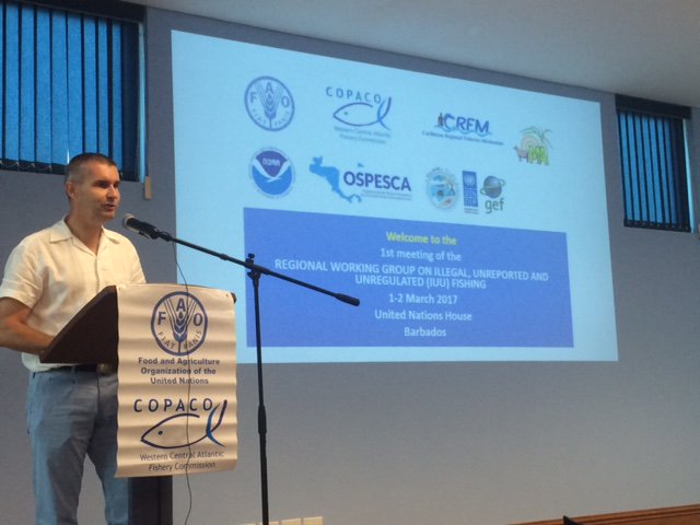 CLMEplus's tweet image. #Now in Barbados: Regional Working Group on Illegal, Unreported And Unregulated Fishing w/ support from #CLMEproject #illegalfishing #IUU