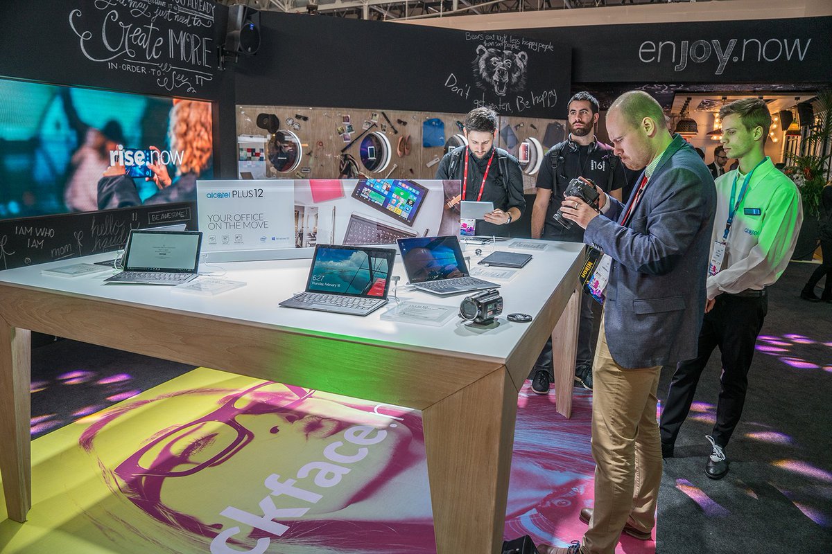 Alcatelmobile's tweet image. NOW is the time to come by! Tomorrow marks the final day of #MWC2017 excitement. See you there! #Alcatelenjoynow