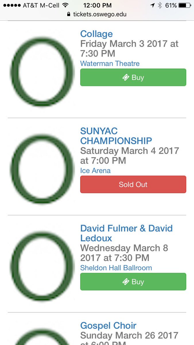 OzLakerLunatics's tweet photo. It's official, #OzGoldRush will be a sell out. The arena is going to be absolutely electric on Saturday. 
@sunyoswego @OswegoAthletics https://t.co/hUC4DLzwpG