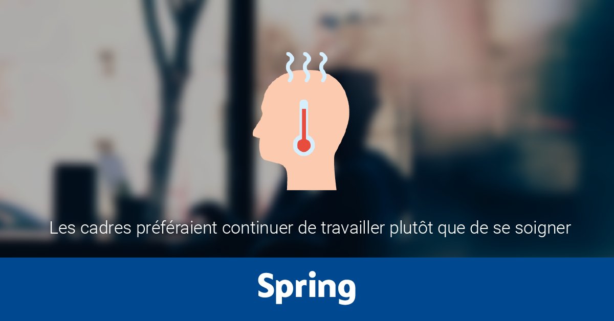 LHHrsFR's tweet photo. Même malade, de nombreux cadres se rendent au travail ! : https://t.co/CKbQhSeqDQ #Cadres #santé https://t.co/1HFOpXI7AS