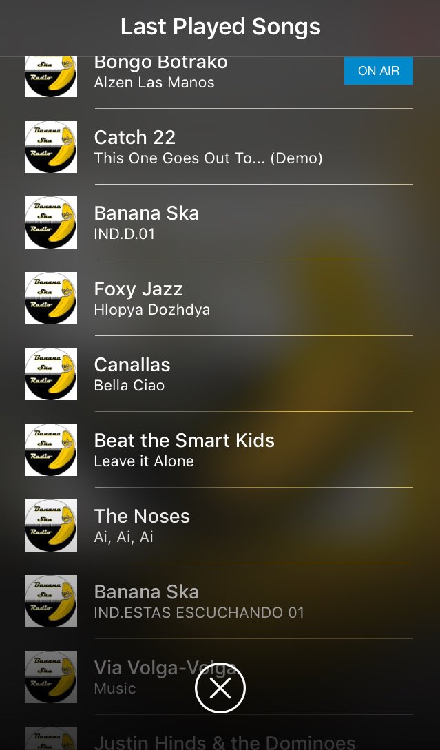 This is...
BANANA🍌SKA🎶RADIO📻
Playing the best international Ska!
bananaska.playtheradio.com