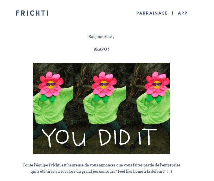 ON A GAGNÉÉÉÉÉÉÉÉÉÉÉÉÉÉÉ <a href="/GrouponFrance/">Groupon France</a> <a href="/frichtifrichti/">Frichti 🍅 🥕</a> #foodporn #SFW #grossacs